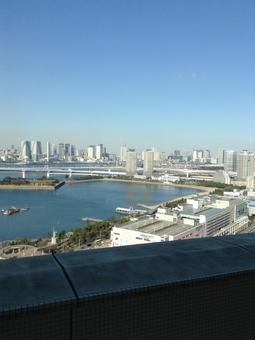 View of Tokyo, bridge, tokyo, sea, JPG