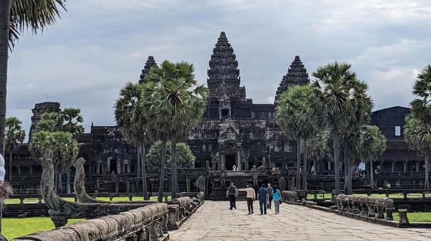 アンコールワット アンコールワット アンコールワット,豪華,海外の写真素材