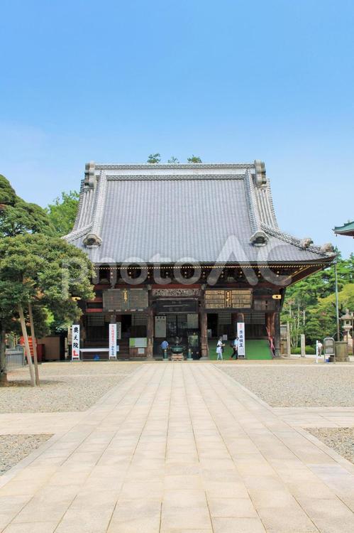 千葉県の成田山新勝寺境内風景 成田山新勝寺,成田市,参拝の写真素材