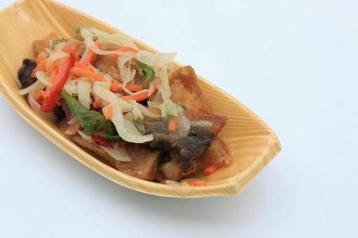 まぐろ南蛮漬け まぐろ南蛮漬け,まぐろ,かじきまぐろの写真素材