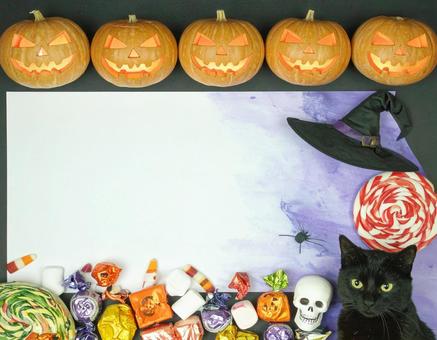 ハロウィンフレーム ハロウィンフレームの写真