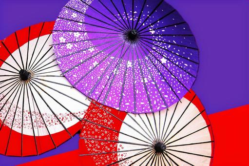 傘ー和傘 傘,和傘,和模様の写真素材