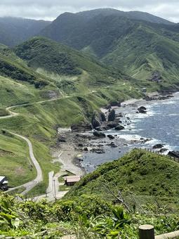 竜飛岬 津軽 青森 海岸 竜飛岬 津軽 青森 海岸の写真