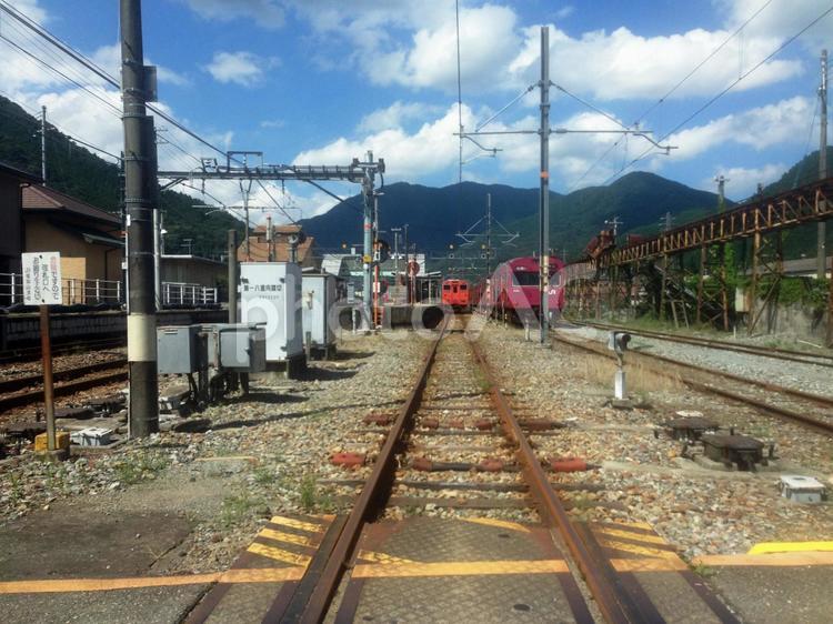 JR寺前駅 播但線,寺前駅,駅前の写真素材