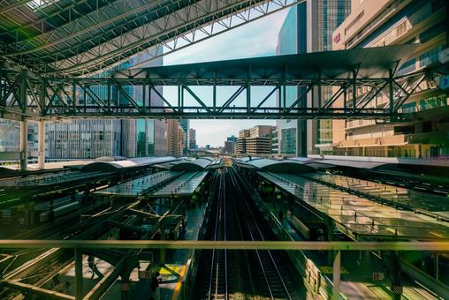 【大阪】大阪駅の街並みの写真