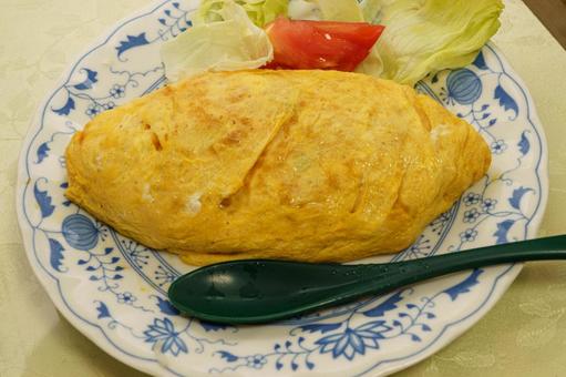 ランチで食べたオムライス ランチで食べたオムライス 食べ物,食事,朝食の写真素材
