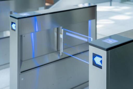 オフィスのセキュリティーゲート セキュリティ,セキュリティーゲート,オフィスの写真素材