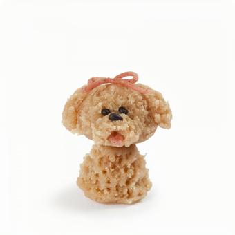 マジパンでつくったわんこ プードル マジパンでつくったわんこ プードル プードル,マジパン,犬の写真素材