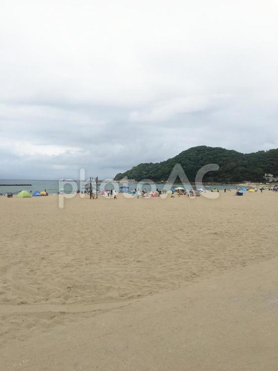 海水浴の風景 海水浴,海,砂浜の写真素材