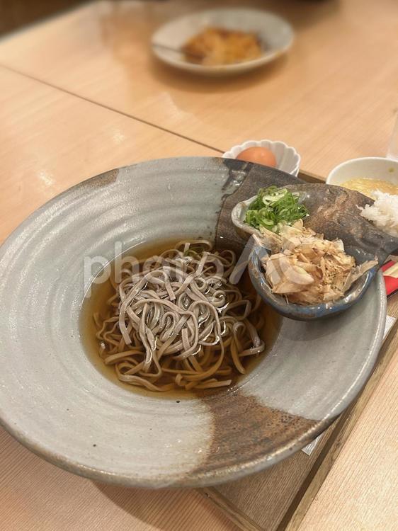 おろしそば おろし蕎麦,お蕎麦,定食の写真素材