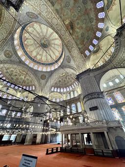 Photo, blue mosque, turkey, interior, 