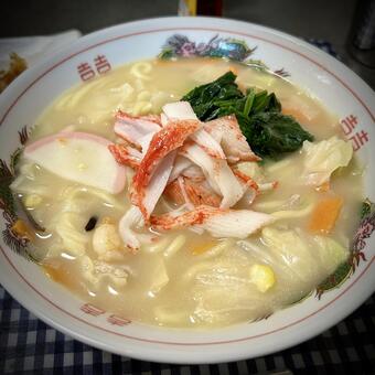ちゃんぽん麺 長崎ちゃんぽん,ちゃんぽん麺,旦那飯の写真素材