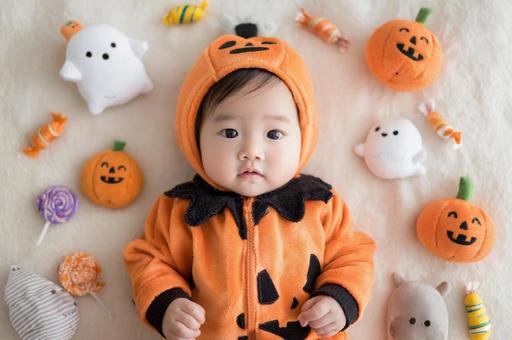 ハロウィンアート 赤ちゃん ハロウィンアート 赤ちゃんの写真