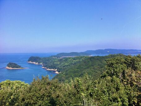 友ヶ島と神島と海 友ヶ島,神島,海の写真素材
