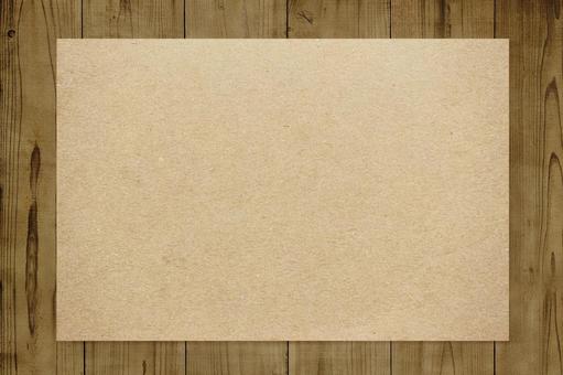 Simple background with wooden walls and kraft paper, background, grain, wallpaper, JPG