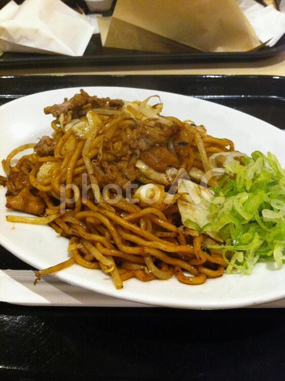 富士宮 やきそば フード,夕食,食事の写真素材