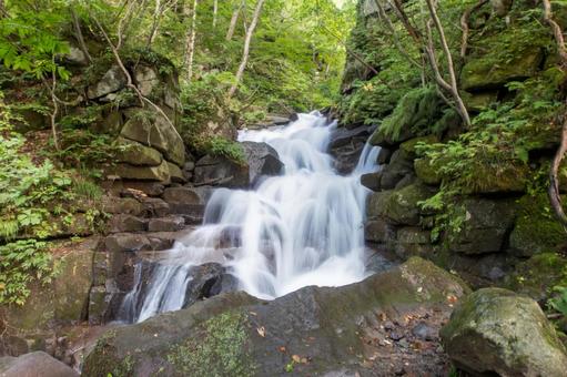 奥入瀬渓流の滝風景 奥入瀬渓流の滝風景 奥入瀬渓流,滝,青森県の写真素材