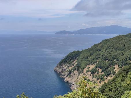 空の絶景:三方五湖レインボーライン 空の絶景:三方五湖レインボーライン 三方五湖,レインボーライン,福井県の写真素材