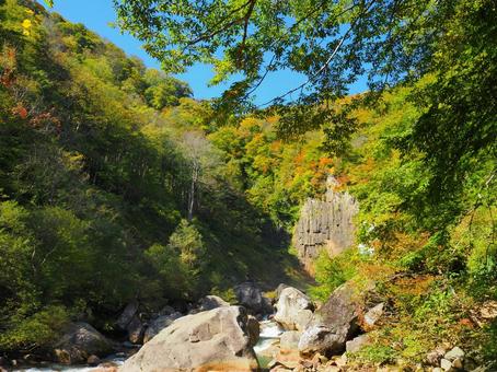 景色９ 川,山,山奥の写真素材