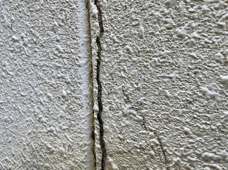 ALC壁の目地クラック様子① alc,壁,クラックの写真素材
