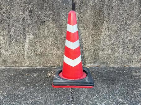 Triangular traffic cone, JPG