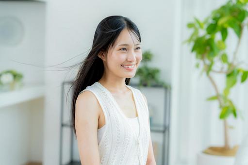 ビューティーイメージ ビューティー,美容,笑顔の写真素材