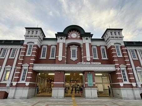 深谷駅 深谷駅,jr東日本,高崎線の写真素材