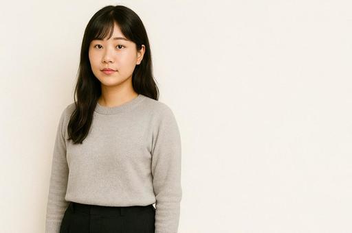 穏やかな表情の女性ポートレート 穏やかな表情の女性ポートレートの写真
