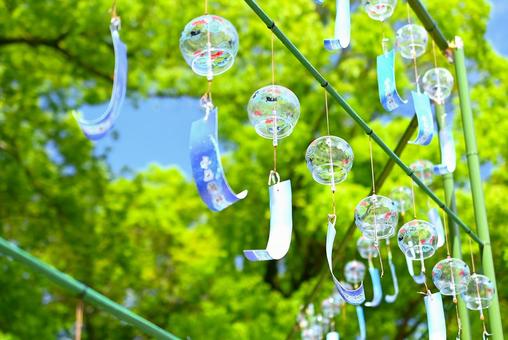 風鈴祭り 風鈴祭り 風鈴,夏,風の写真素材