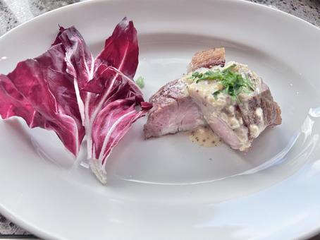 豚のロースグリル 食事,レストラン,豚肉の写真素材