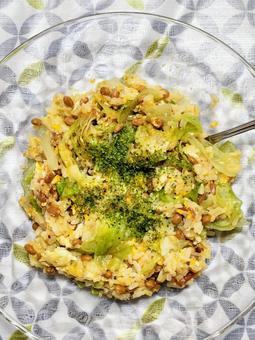 レタス納豆チャーハン2 レタス納豆チャーハン2の写真