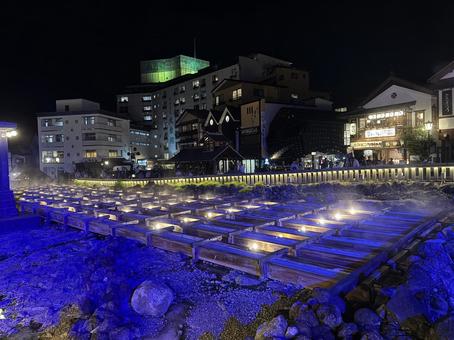 草津温泉の夜景10 草津温泉の夜景10の写真