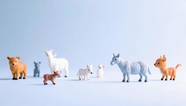 動物のミニチュア 動物のミニチュアの写真