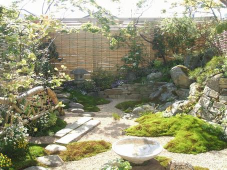 都市緑化フェアの庭園 岡山市,西大寺,都市緑化フェアの写真素材