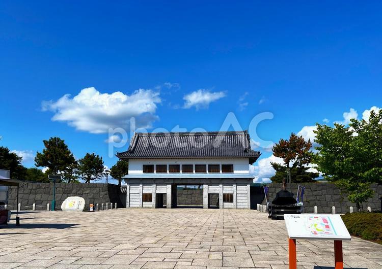 北海道伊達市　道の駅だて歴史の杜 北海道,春,道南の写真素材