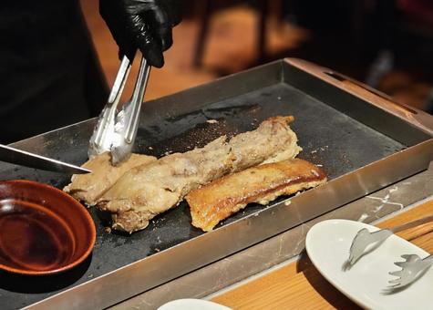 鉄板焼 鉄板焼 肉,ステーキ,シュラスコの写真素材