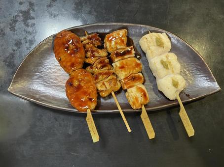 青森 焼き鳥盛り合わせ 青森,焼き鳥,盛り合わせの写真素材