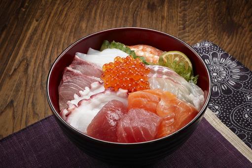 海鮮丼 海鮮丼の写真