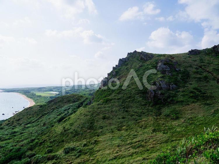 平久保崎付近の風景 平久保崎,岬,石垣島の写真素材