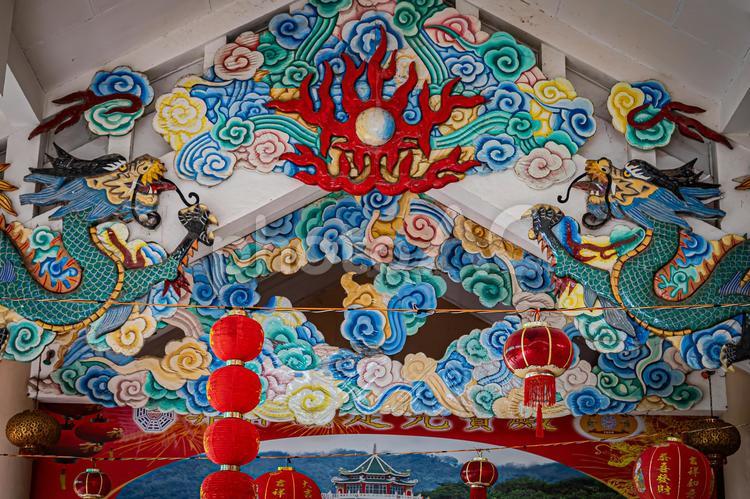 フィリピン　セブ　セブ道教寺院 フィリピン,philippines,セブの写真素材