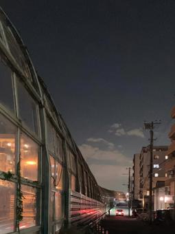 幕張夜景５ 景色,夜景,綺麗の写真素材