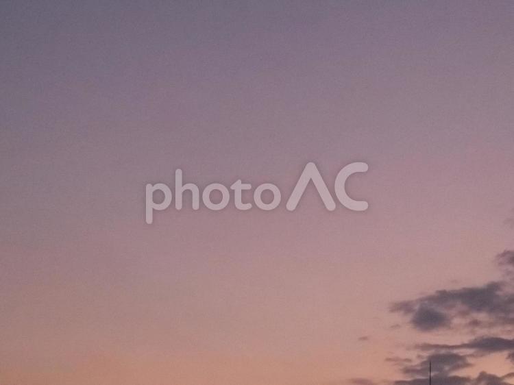 夕暮れの空 夕暮れ,空,天気の写真素材