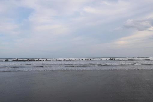 九十九里浜 日本,千葉,九十九里の写真素材