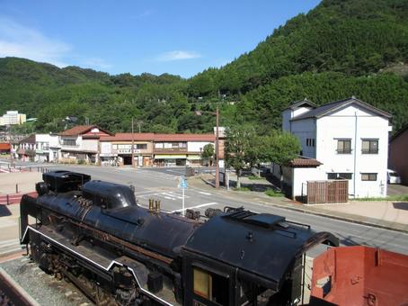 島根県-津和野駅-D51 島根県-津和野駅-D51の写真