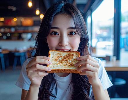 モーニングはトースト モーニングはトーストの写真