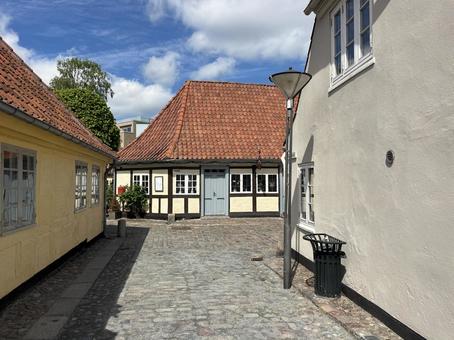 オーデンセ オーデンセ,デンマーク,北欧の写真素材