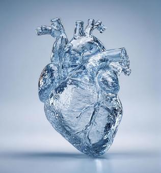 凍てつく心臓：神秘的な医療画像の写真