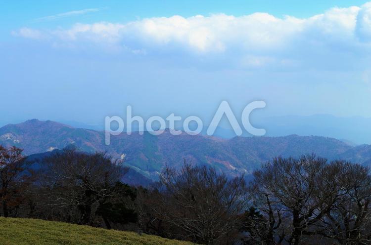 日本の風景１　大台ケ原より 冬,大台ケ原,奈良の写真素材