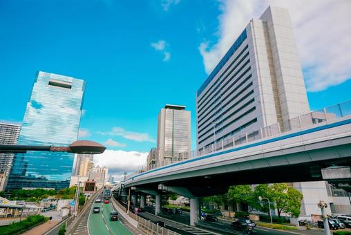 【兵庫】神戸駅の周辺 兵庫,神戸,駅前の写真素材