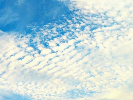爽やかな青空と美しい雲模様 爽やかな青空と美しい雲模様 青空,雲,空模様の写真素材